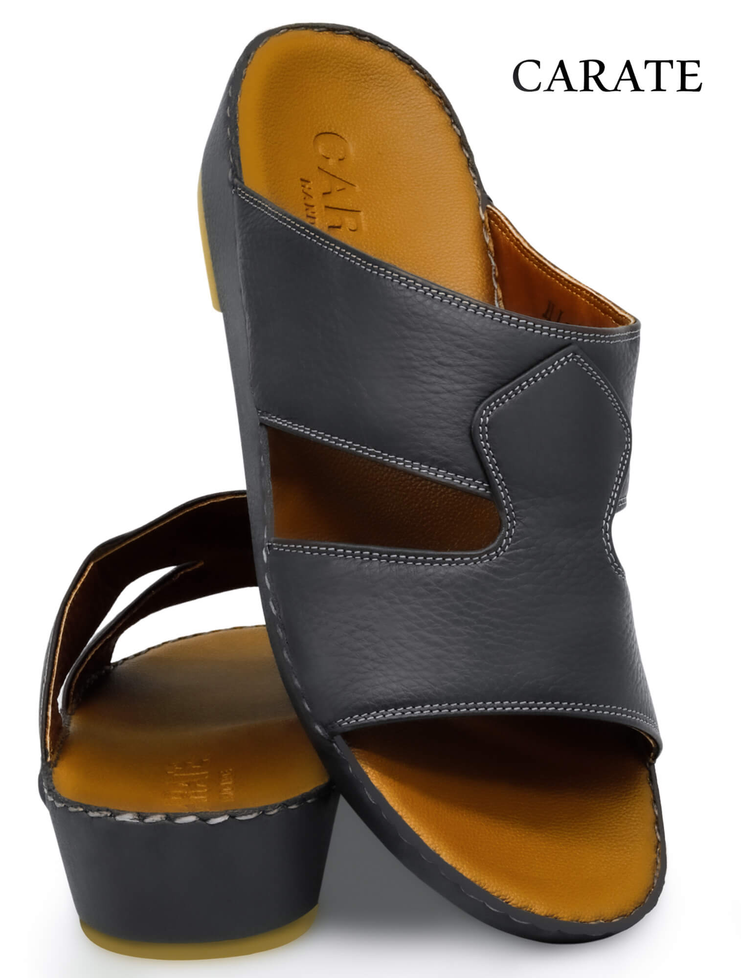 Carate 1000[R50] Gray Gents Sandal