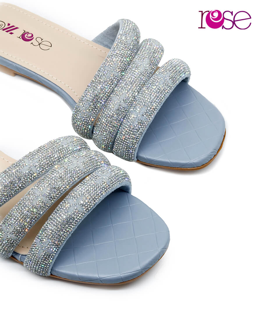 Rose[CP14]RZ1001 Blue Womens Sandal