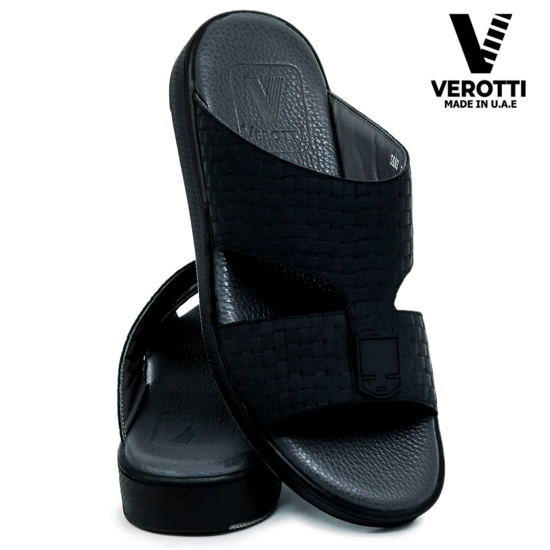 Verotti-[X166]-TAM3-85-Black-Gray-Gents-Sandal-40
