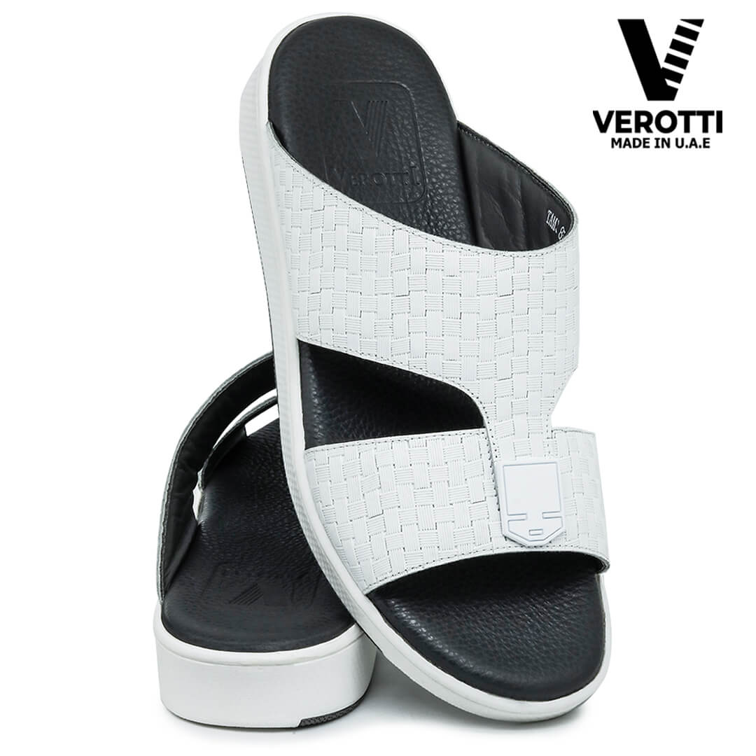 Verotti-[X168]-TAM3-85-White-Gray-Gents-Sandal-40