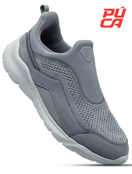 Puca[PS3]Light Gray Gents Shoes