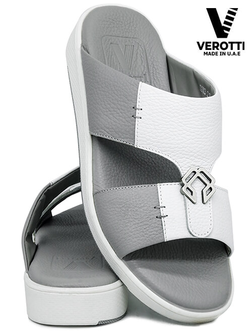 Verotti-[X187]-TAM3-219-White-Gray-Gents-Sandal-40