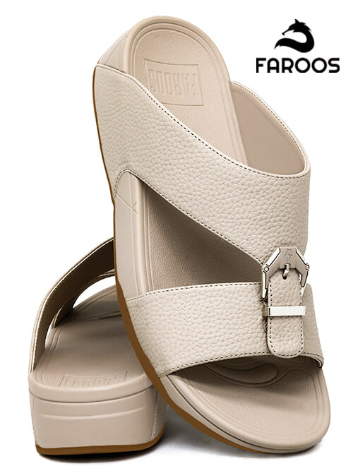 Faroos [F28] M038 Beige Gents Sandal