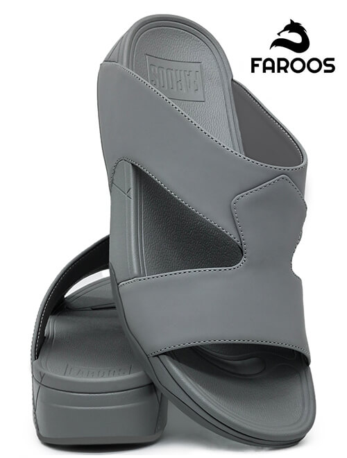 Faroos-[F49]-M014-Dark-Gray-Gents-Sandal-40
