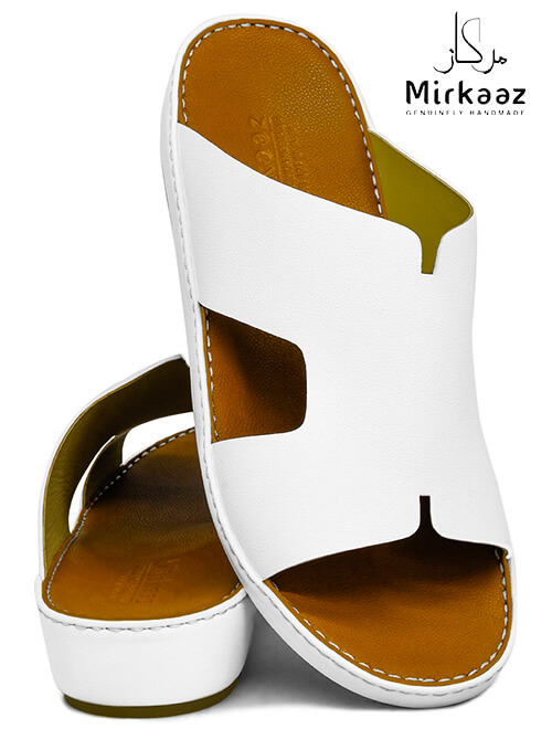Mirkaaz[M204]3153 White Gents Sandal