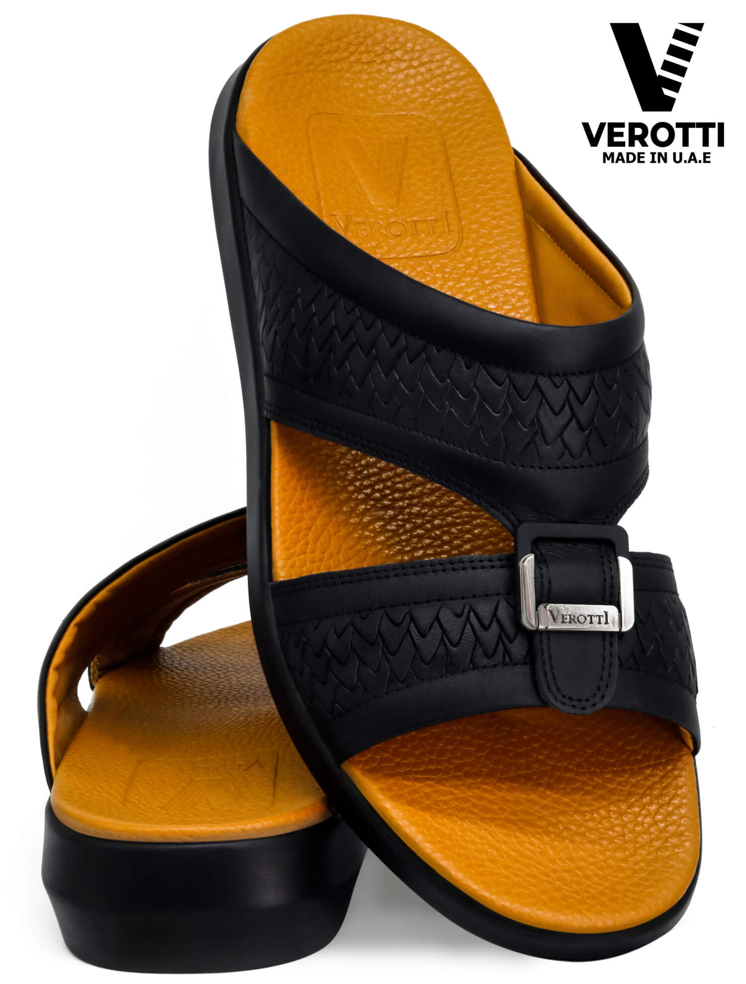 Verotti [X227] VTKB-10 Black Gents Arabic Sandal
