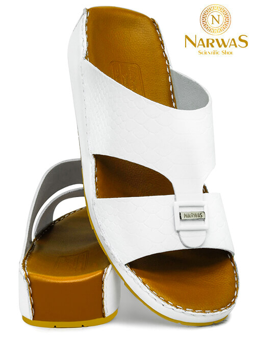 Narwas 326 [NG81] White Gents Sandal