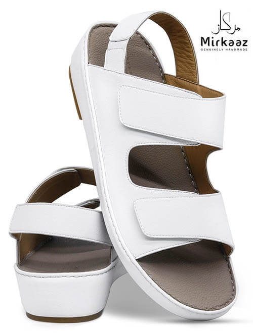 Mirkaaz[M252]3262 White Vanilla Gents Sandal