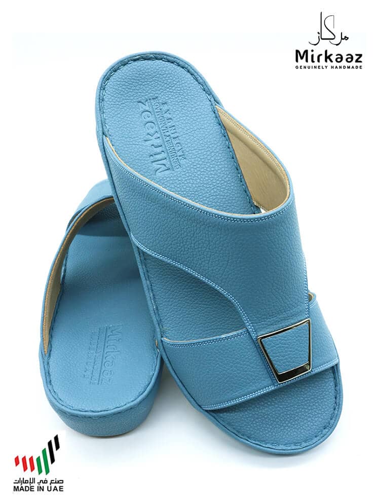 Mirkaaz [M11] 2531 Full Light Blue Gents Sandal