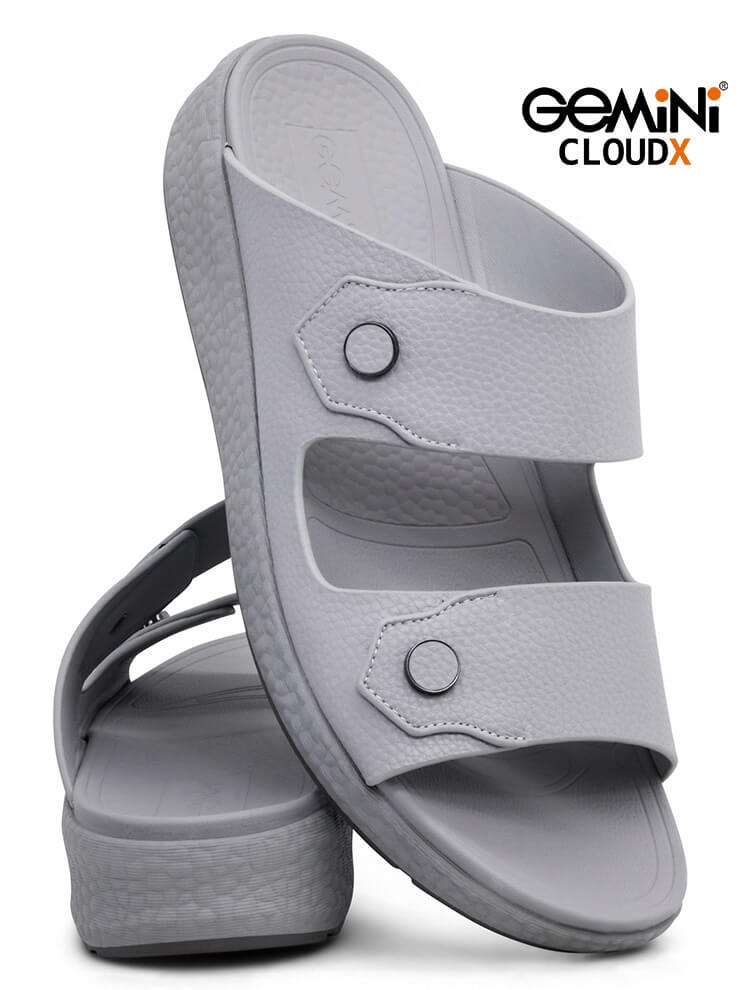 Gemini Cloud [G19]M022 Gray Gents Arabic Sandal