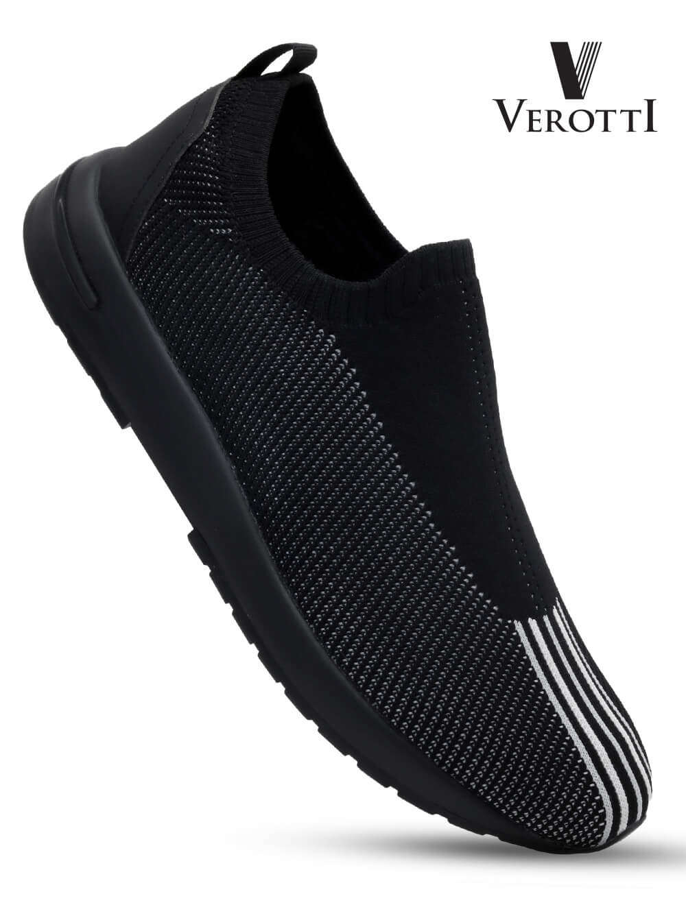 Verotti[X343]922 Full Black Gents Shoes