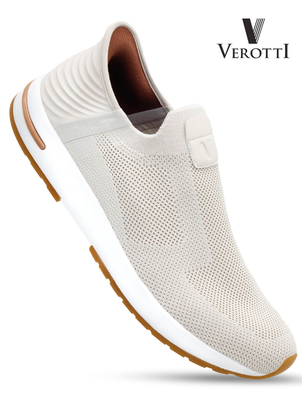 Verotti[X354]930 Beige Gents SLIP-INS Shoes