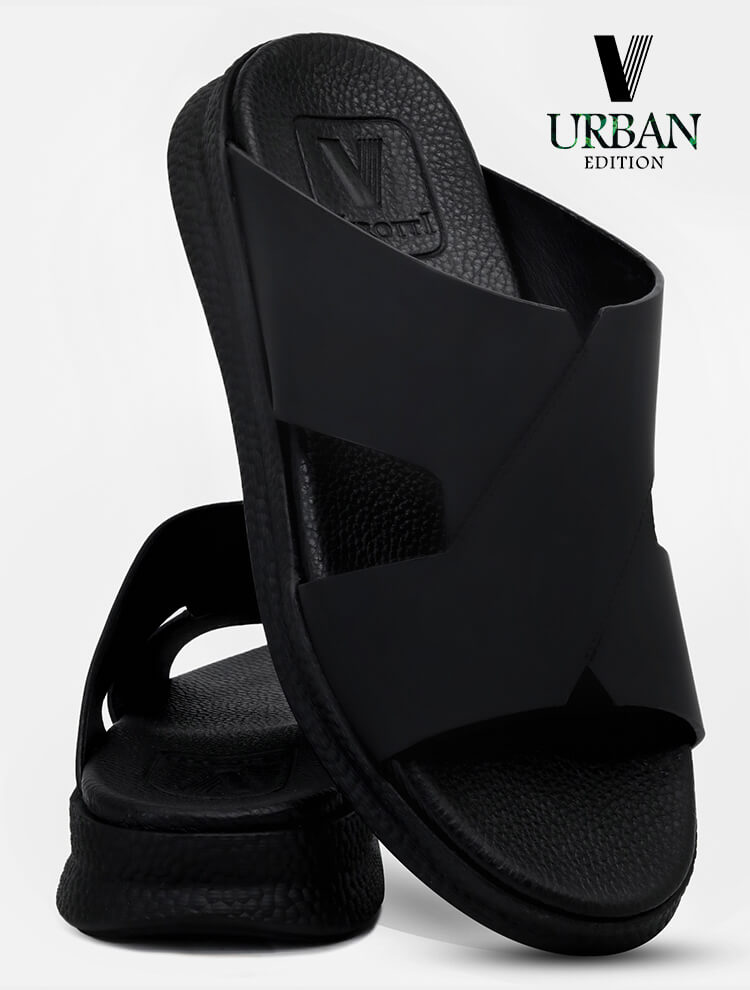 Verotti URBAN EDITION[X378]ABTS-03 Black Gents Arabic Sandal