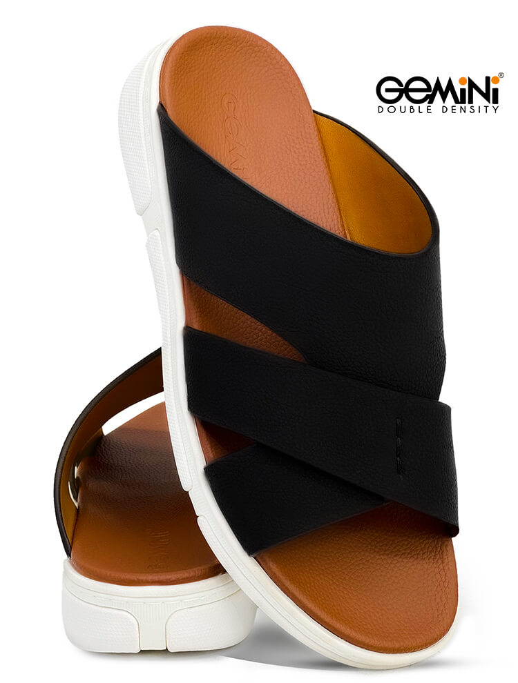 Gemini-[G46]M076-Black-Gents-Arabic-Sandal-40