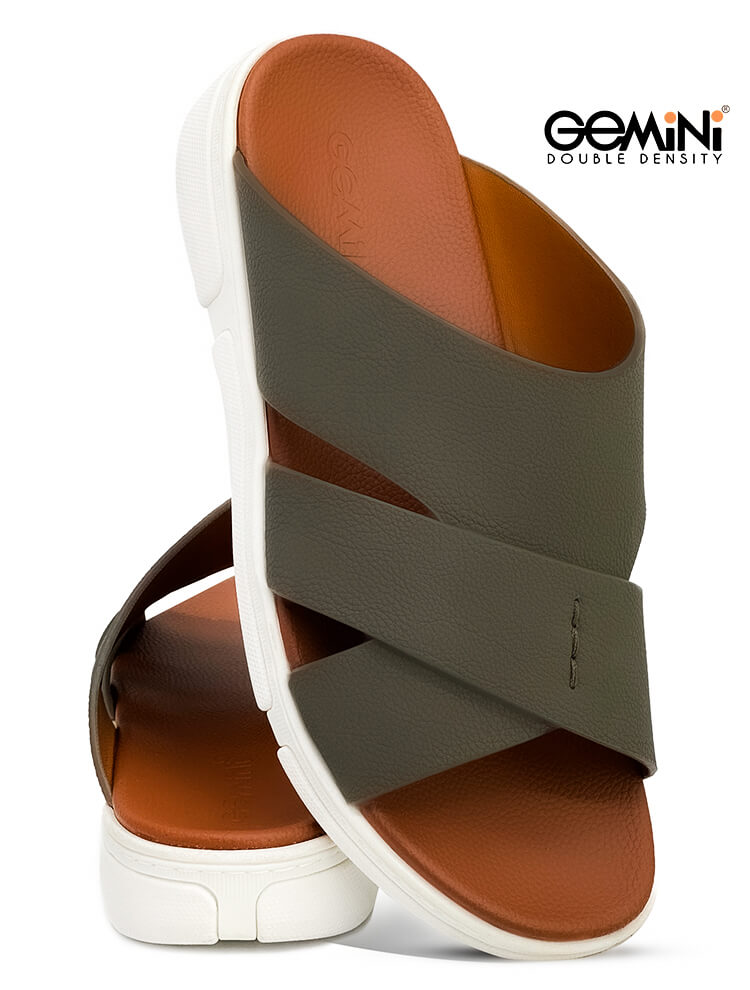 Gemini-[G48]M076-Olive-Gents-Arabic-Sandal-40