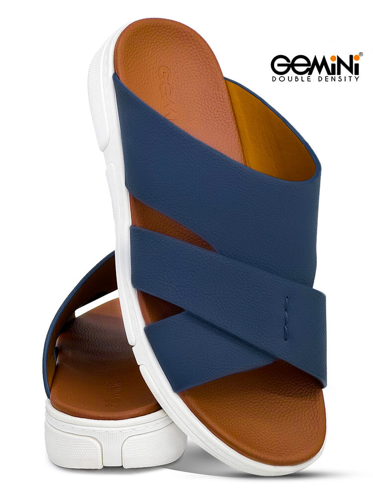 Gemini[G56]M076 Navy Gents Arabic Sandal