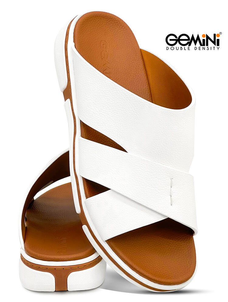 Gemini[G57]M076-White-Gents-Arabic-Sandal-40