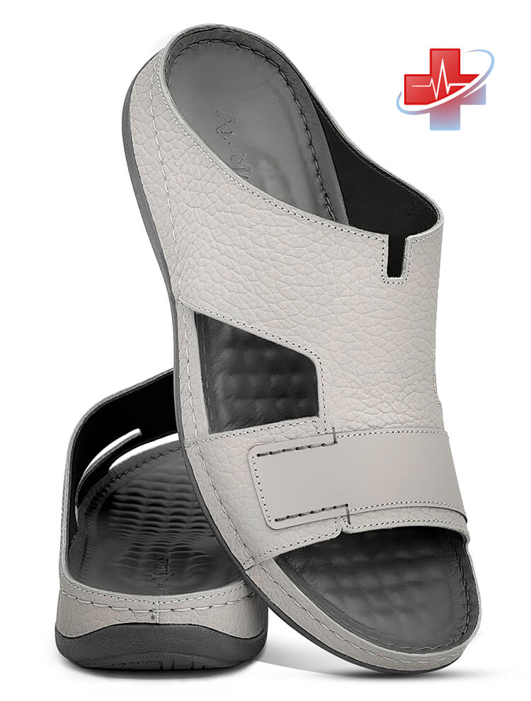 Al Maidan[B215]K895 MEDICAL Gray Gents Arabic Sandal