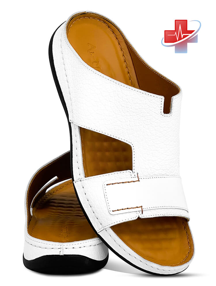 Al Maidan[B217]K895 MEDICAL White Gents Arabic Sandal