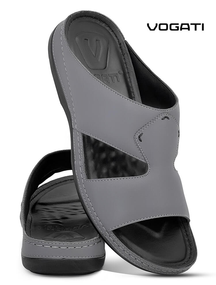 Vogati-[V41]VG13-Medical-Gray-Gents-Sandal-40