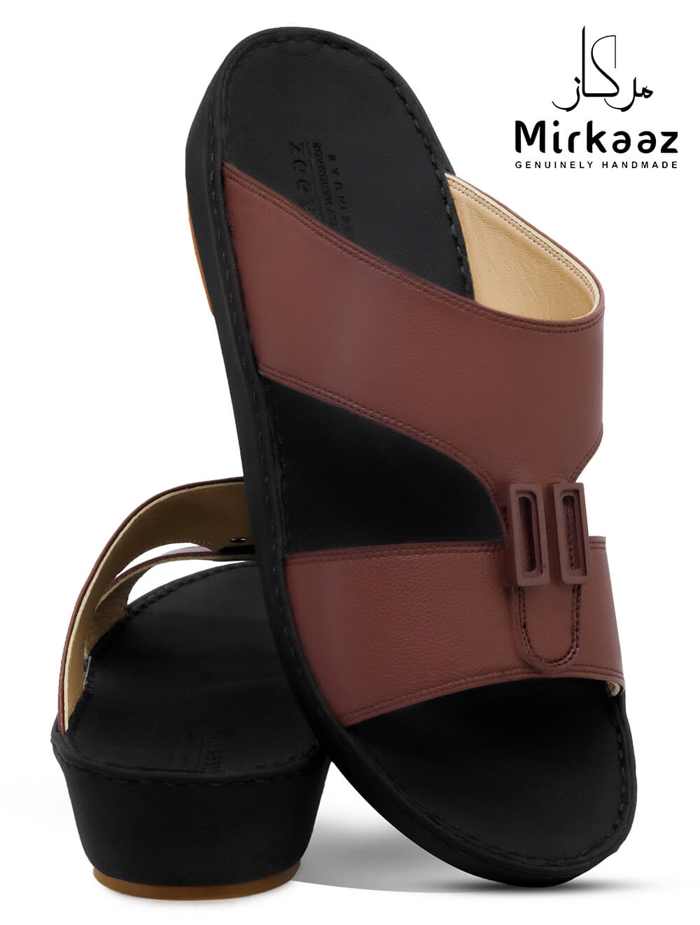 Mirkaaz[M308]2300 Brown Gents Arabic Sandal