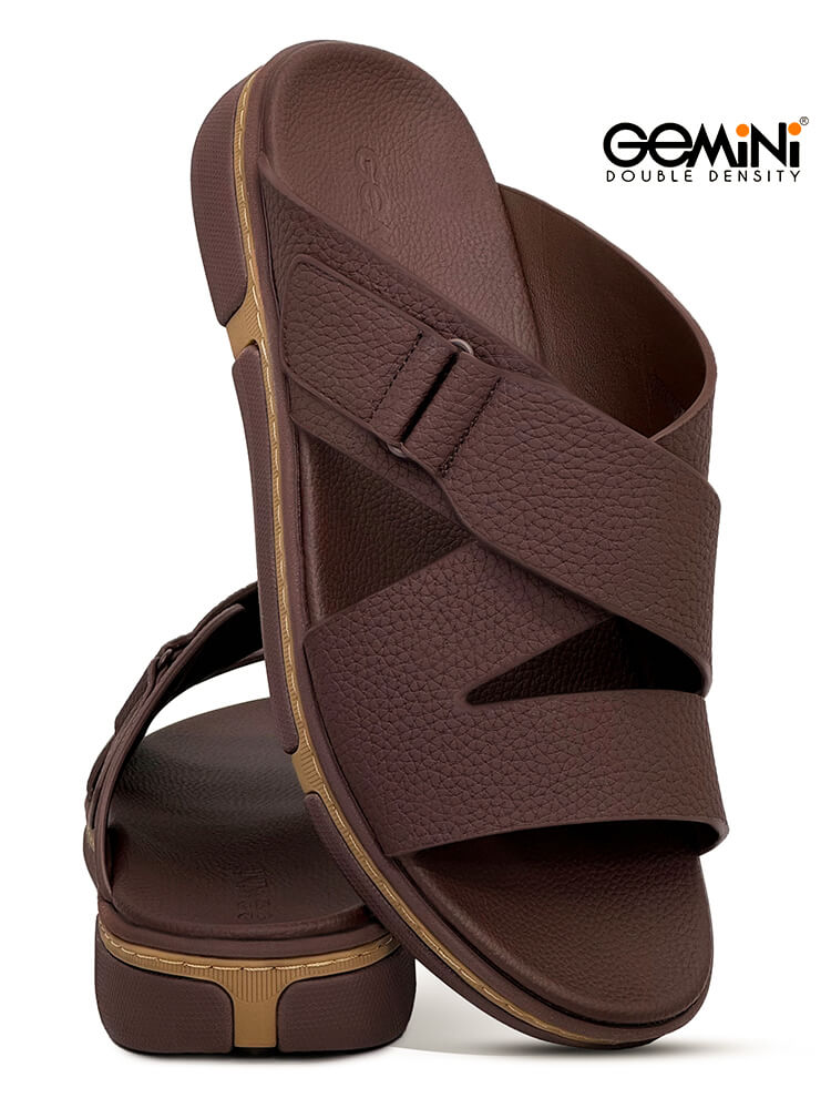 Gemini[G67]M079 Brown Gents Arabic Sandal