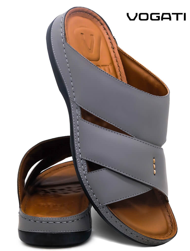 Vogati [V45]VG08 Medical Gray Gents Sandal