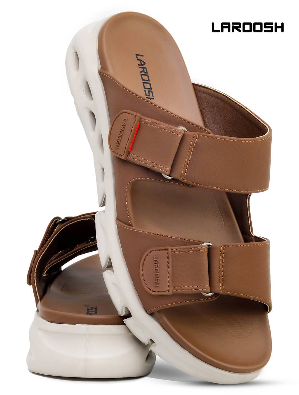 Laroosh[LA50]TN1117 Brown Gents Arabic Sandal