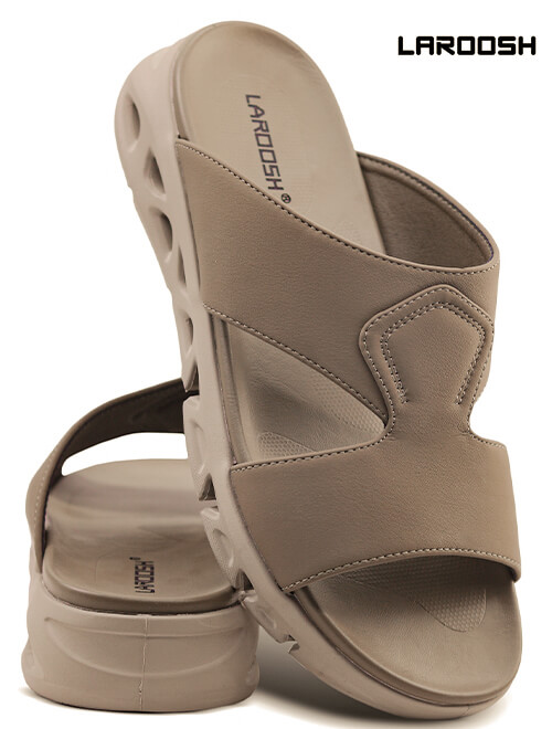 Laroosh[LA55]TN1076 Khaki Gents Arabic Sandal