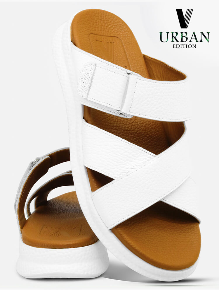 Verotti URBAN EDITION[X396]ABTS-02 White Gents Arabic Sandal