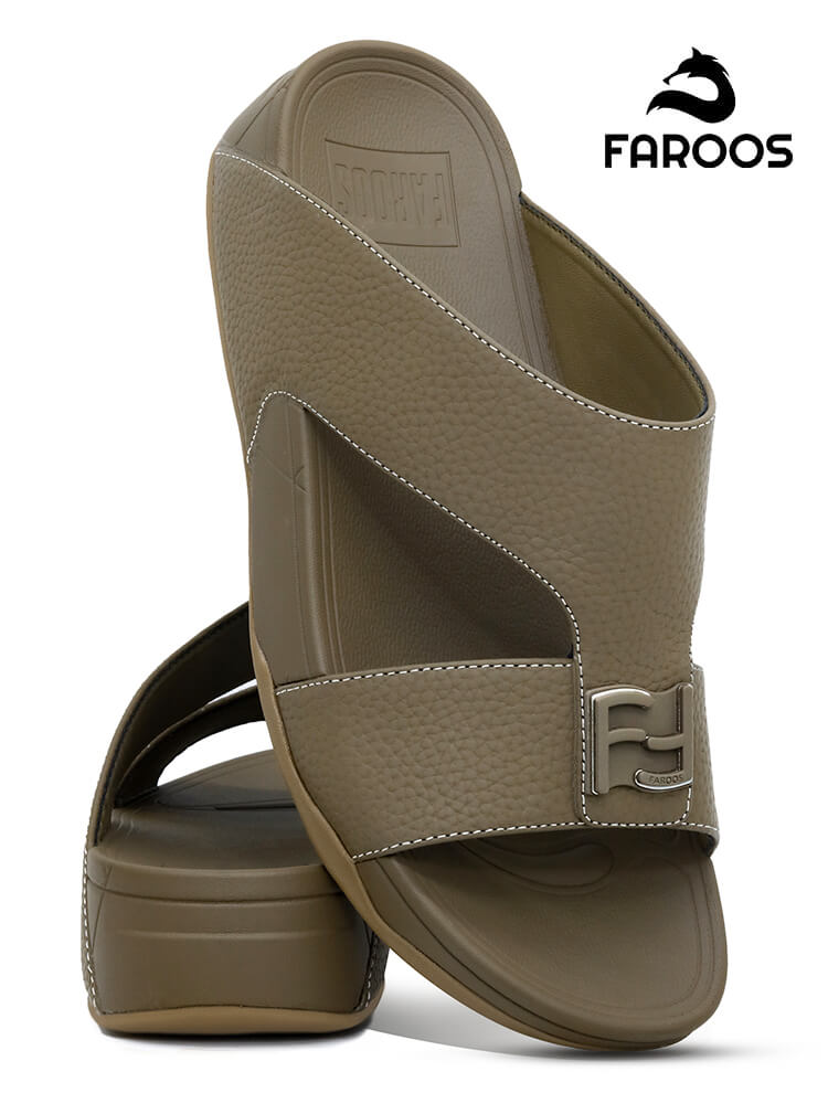 Faroos[F365]M090-Truffle-Gents-Arabic-Sandal-40