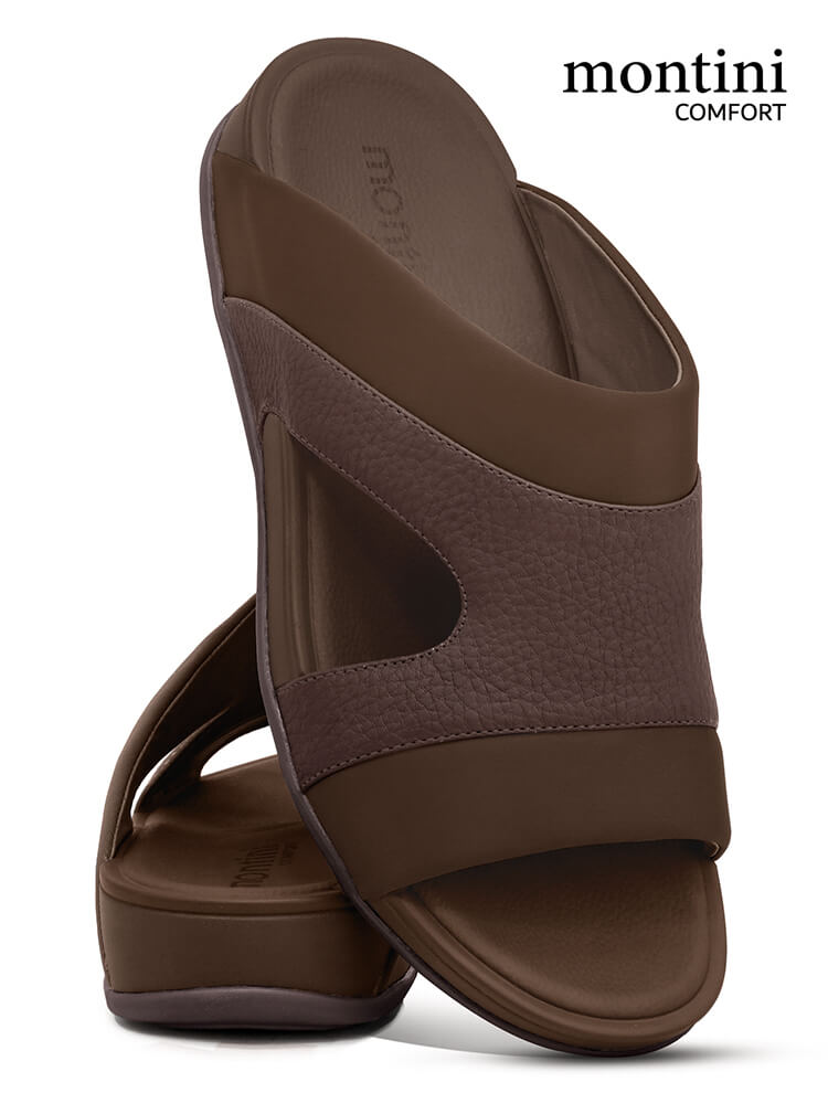 Montini M019(C57) Coffee Gents Arabic Sandal