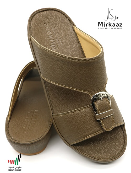 Mirkaaz [1] 2000 Full Dark Green Gents Sandal