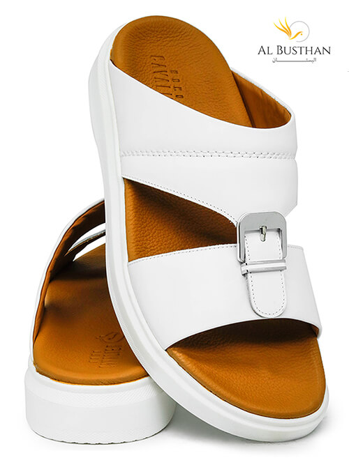 Busthan 05 [H122] White Gents Sandal