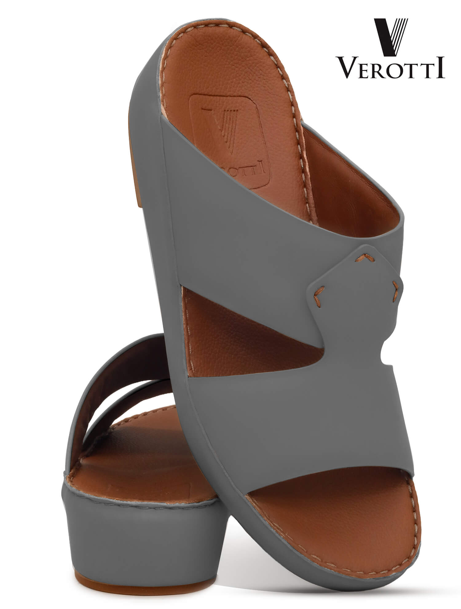 Verotti[X475]VTS-103 Grey Gents Arabic Sandal