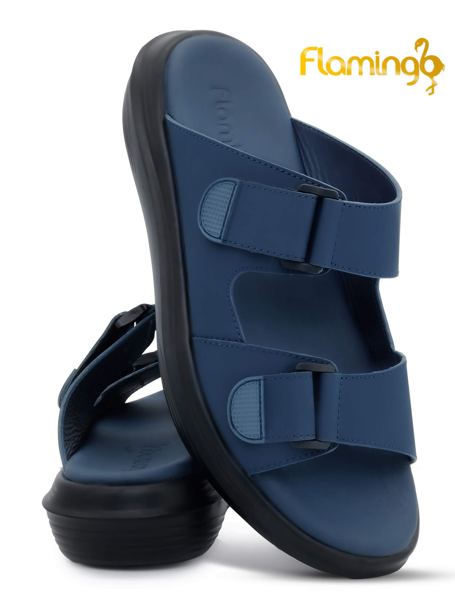 Flamingo Premium[FG135]8078 Navy Gents Arabic Sandal