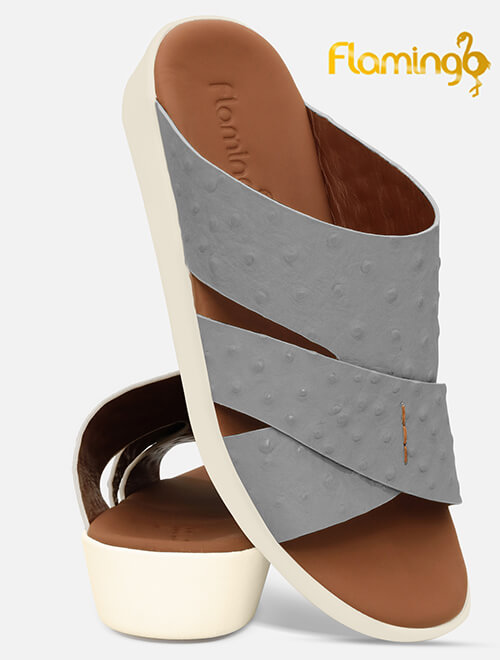 Flamingo Premium[FG140]817 [LP] OST  Gray Gents Arabic Sandal