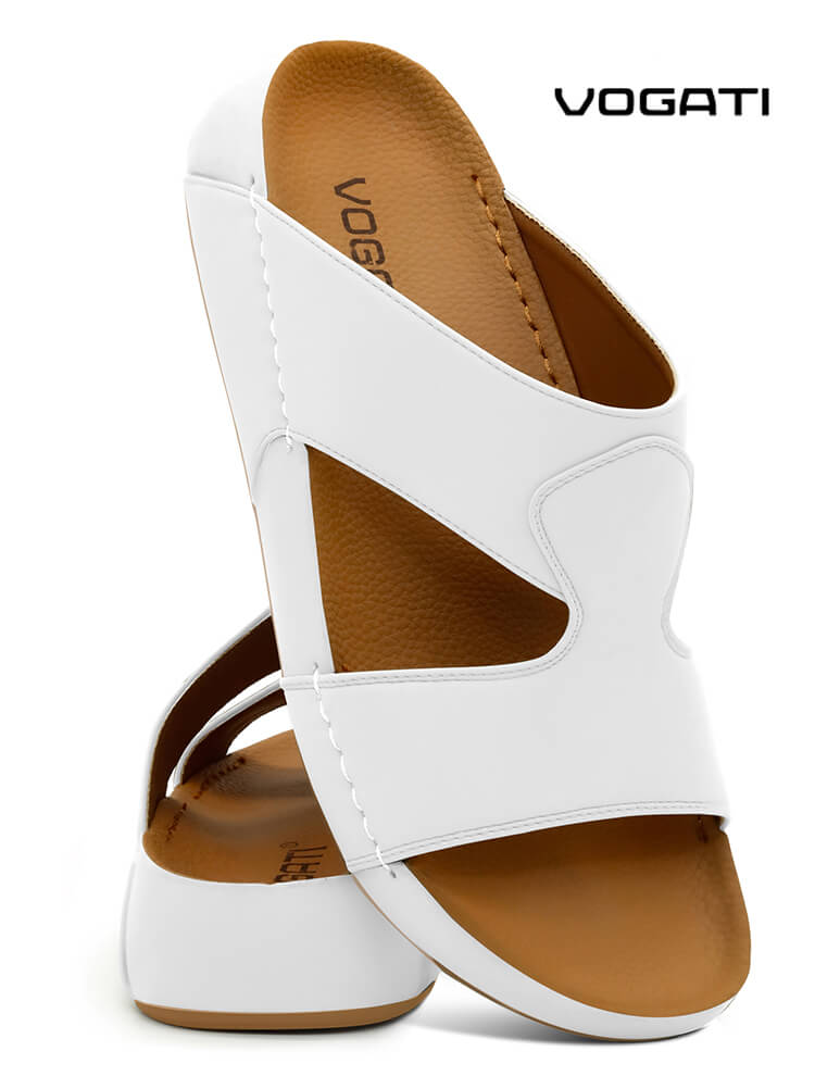 Vogati-[V48]M001-White-Gents-Sandal-40