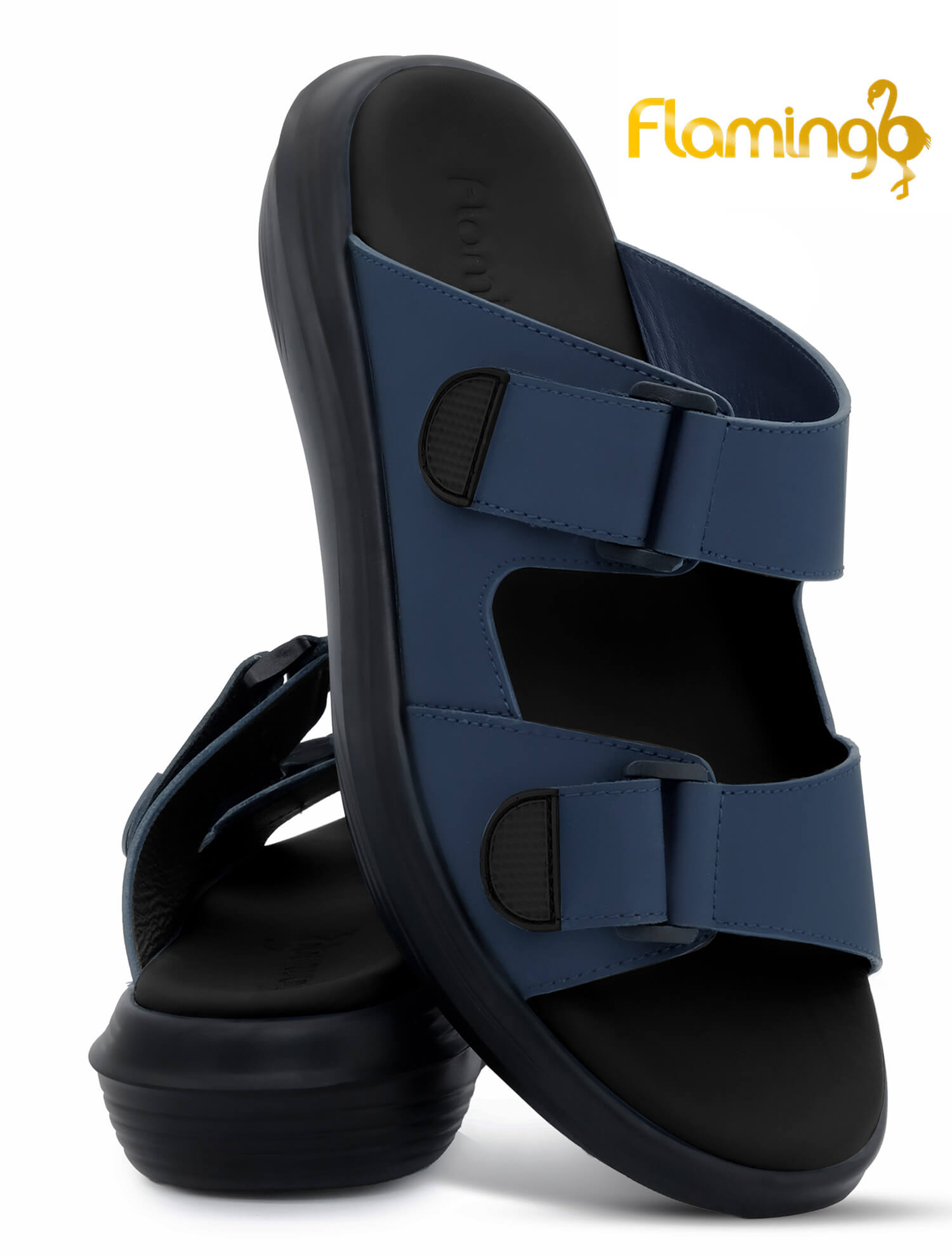 Flamingo Premium[FG145]8078 Navy Black Gents Arabic Sandal