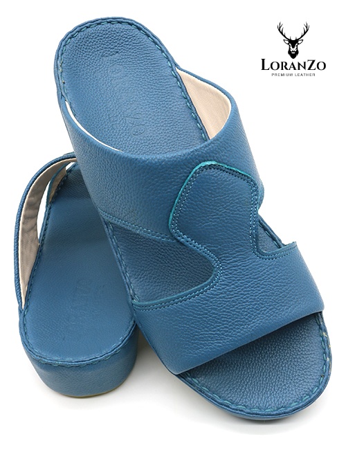 Loranzo [L3] 203 Full Blue Gents Sandal