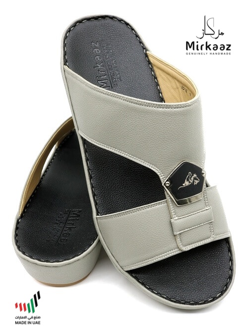 Mirkaaz-2502-Grey-Black-Gents-Sandal-6