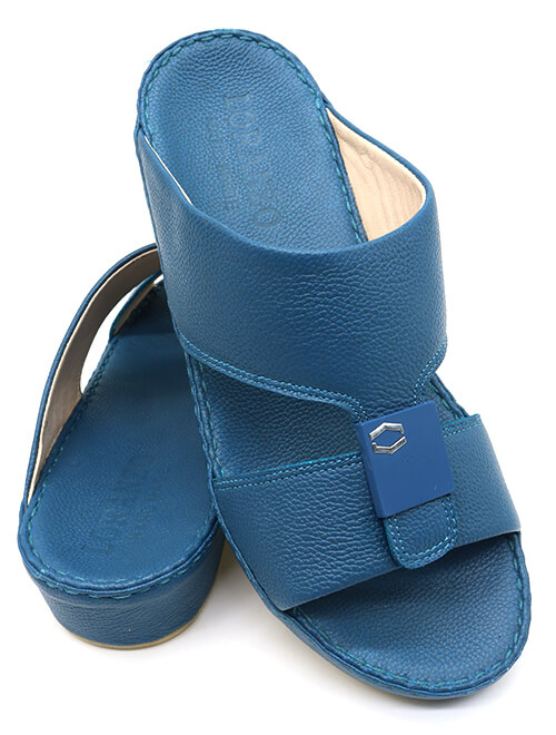 Loranzo [L30] 201  Full Dark Blue Gents Sandal