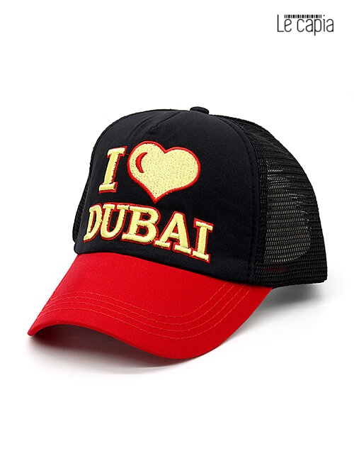 Le capia I love Dubai Black-Red Cap