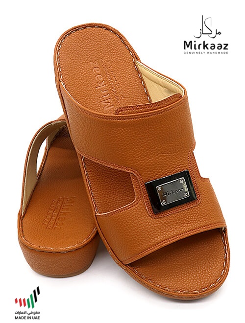 Mirkaaz [M101] 2718 Full Tan Gents Sandal