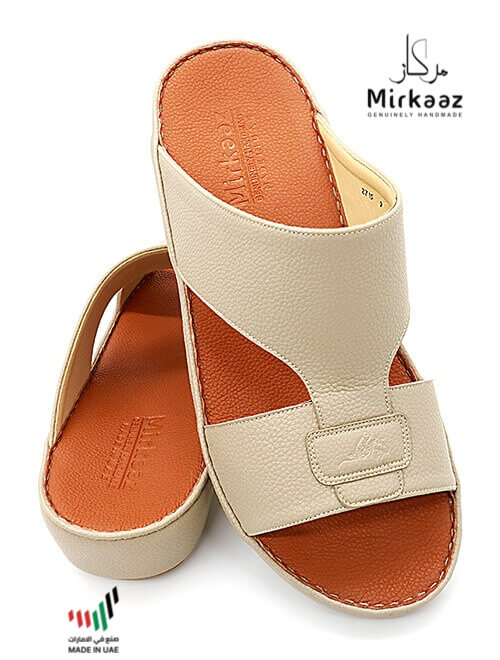 Mirkaaz [M120] 2715 Vanilla Tan Gents Sandal