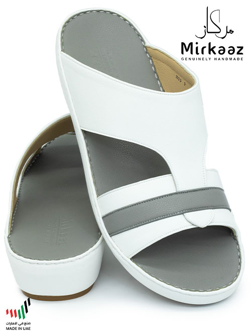 Mirkaaz [M137] 2933 White Gents Sandal