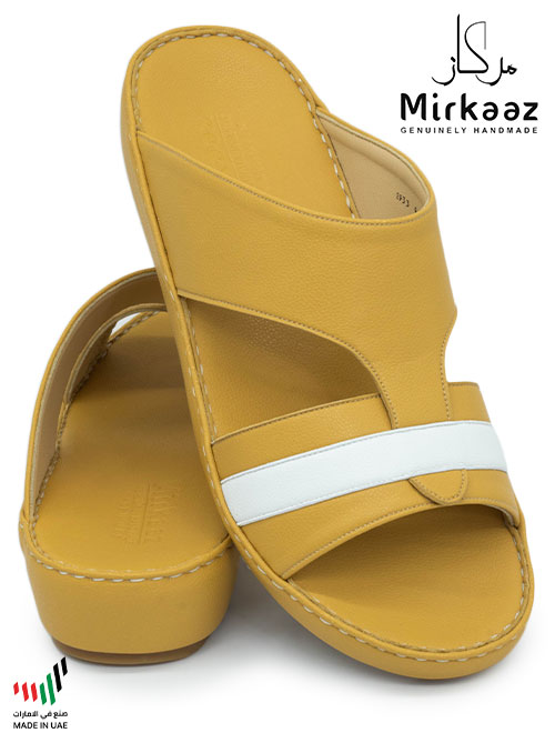 Mirkaaz [M138] 2933 Yellow Gents Sandal