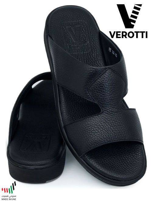 Verotti [X8] VT106 Full Black Gents Sandal