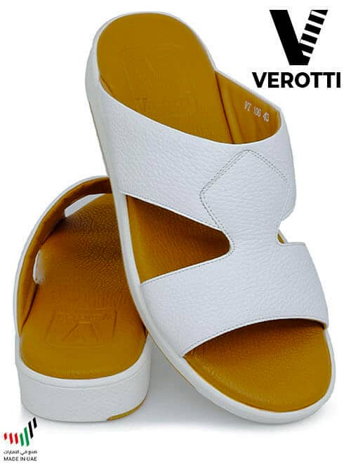 Verotti [X11] VT106 White Tan Gents Sandal