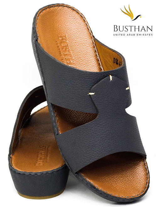 Busthan 02 [H12] NOVOCALF Gray Tan Gents Sandal